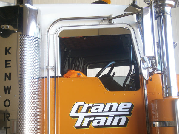S/S window visors (chop tops) for Kenworth T909