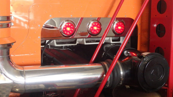 K200 Rear of cab infill with Lucidity round red lights