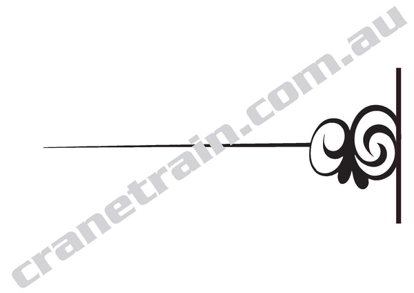 Decal, blinged scroll traditional, locker doors
