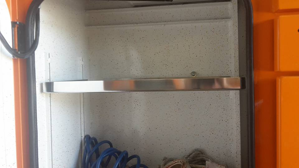 Shelf, adjustable aluminium for Century 9055 lockers