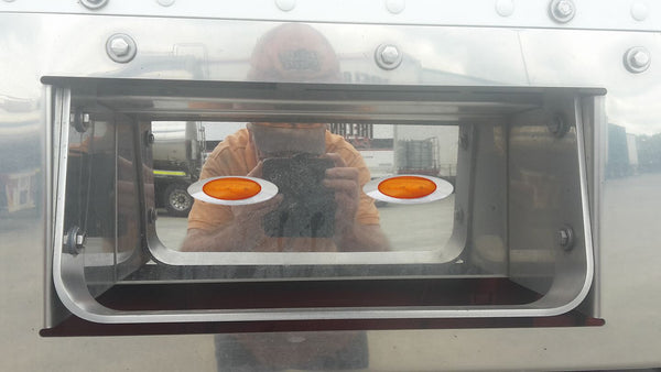 S/S bunk step infill panel for a T909 with 2 x LED's